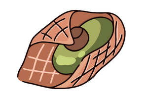 illustratie van een bijenwas doek