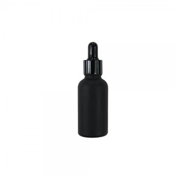 Pipetflesje 30 ml Mat zwart