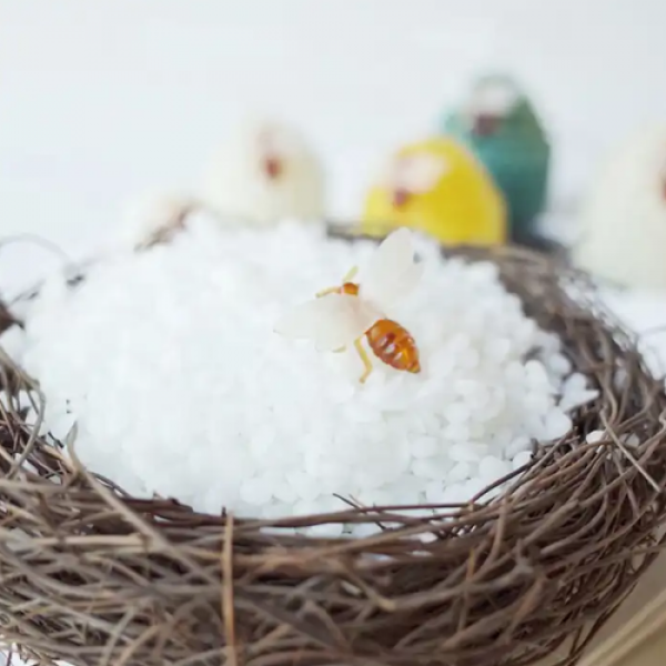 Witte Bijenwas korrels - 100 gram