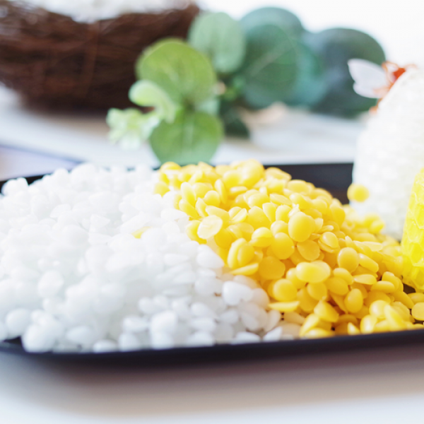 Bijenwas korrels geel & wit Combinatie pakket