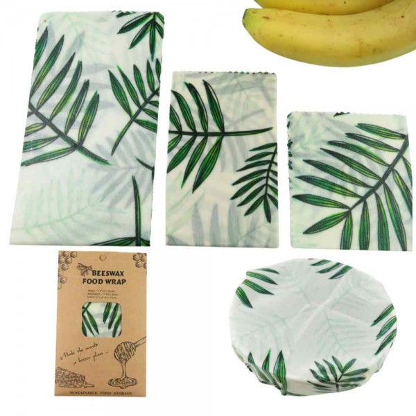 Bijenwas wraps bloemen 